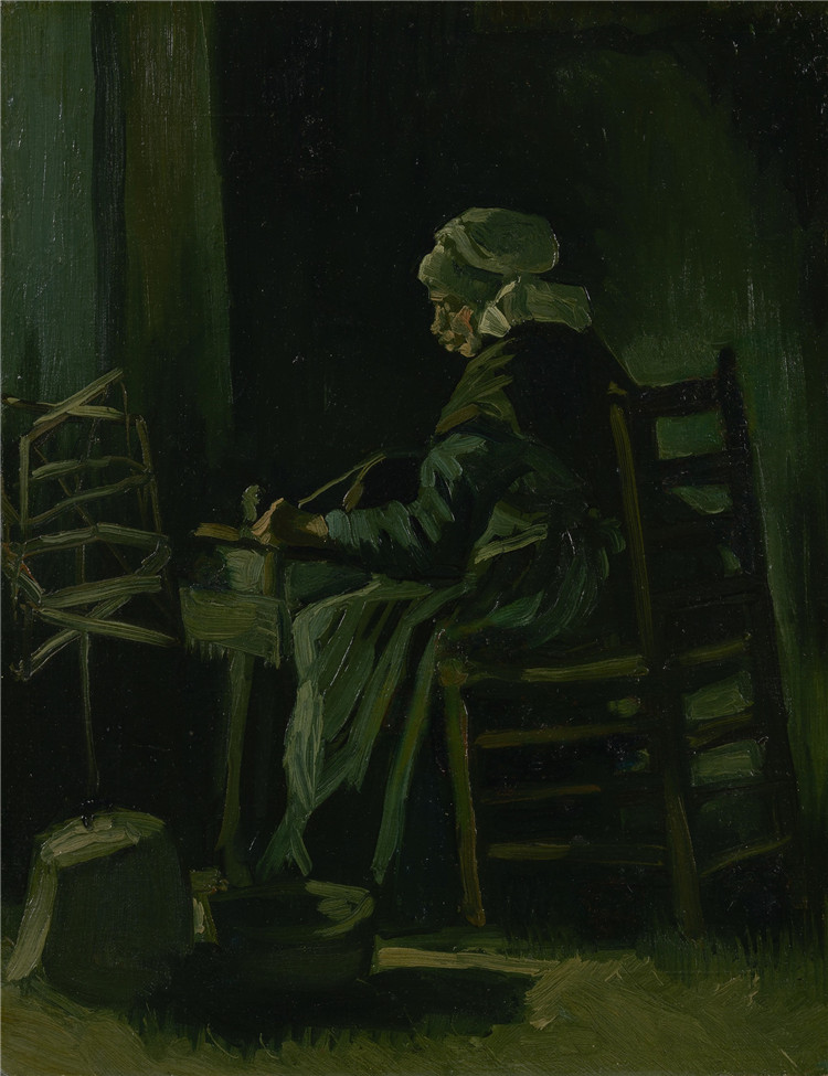 Woman Winding Yarn Vincent Willem Van Gogh Oil Painting